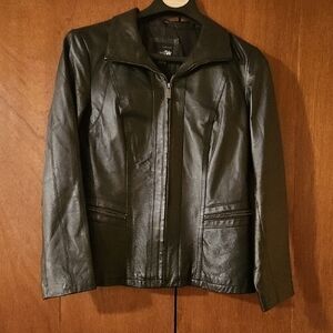 East 5th Women's Black Leather Jacket